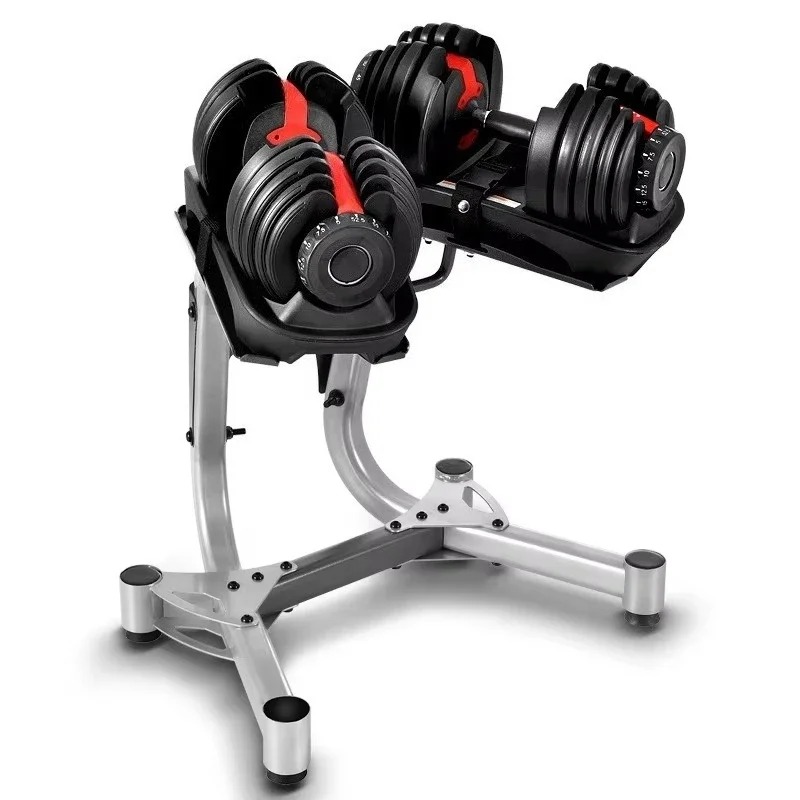 Adjustable Dumbbell Pair 40Kg - 15 Seviyeli Hızlı Ayarlanabilir Dambıl Seti