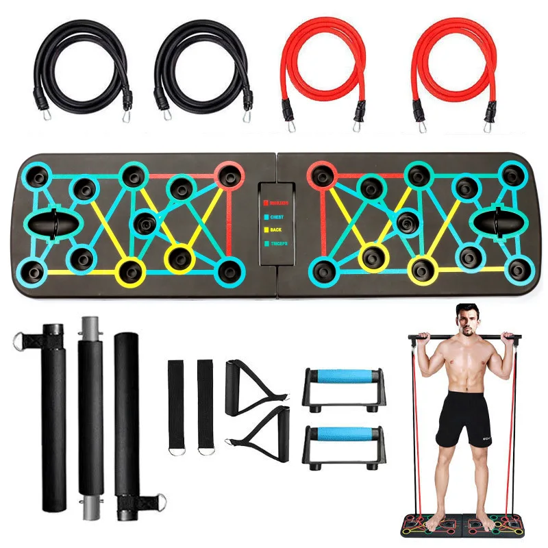 Push Up Board Foldable Multi Function - Katlanabilir Çok Fonksiyonlu Şınav Tahtası Evde