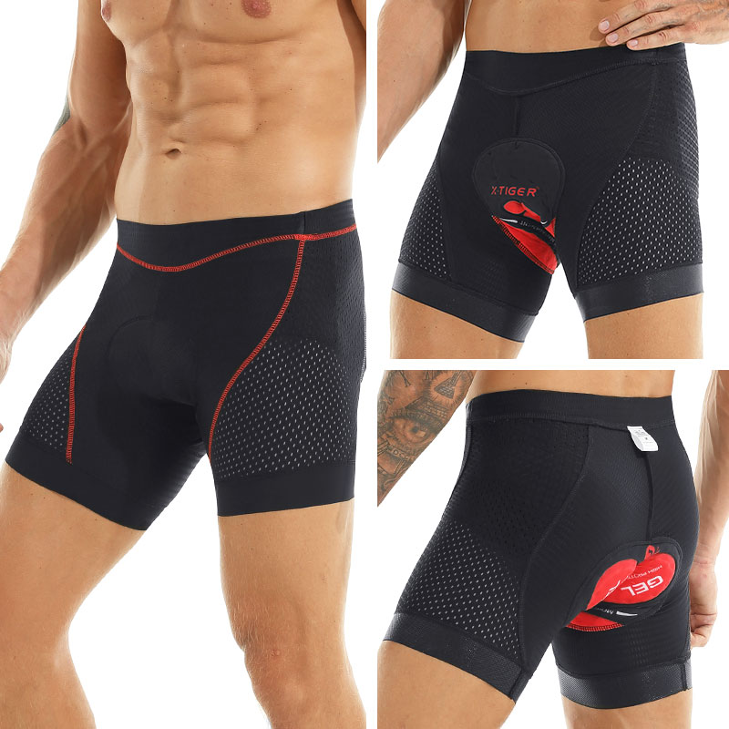 Padded Cycling Shorts 5D Gel - X-Tiger bisiklet şort yükseltme 5D jel