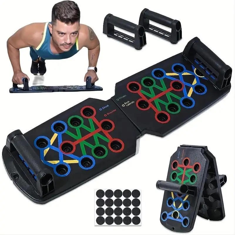 Push Up Board Foldable Multi Function - Taşınabilir Çok Fonksiyonlu Şınav Tahtası Seti