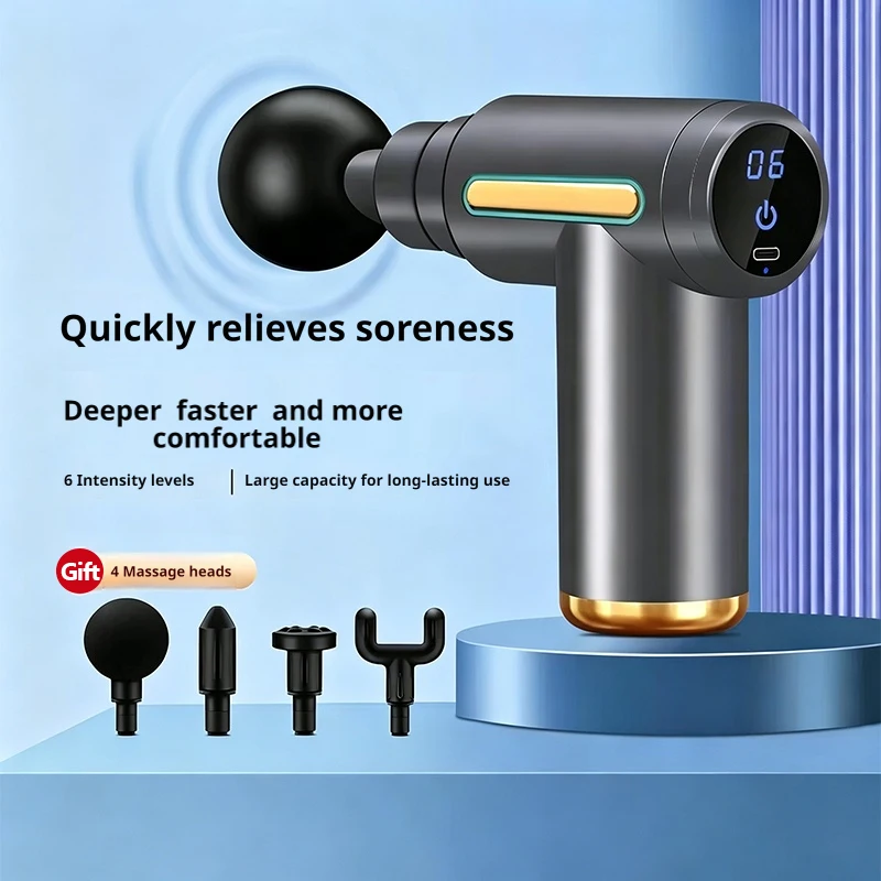 Electric Massage Gun Deep Tissue - 6 Hızlı Mini Elektrikli Masaj Aleti