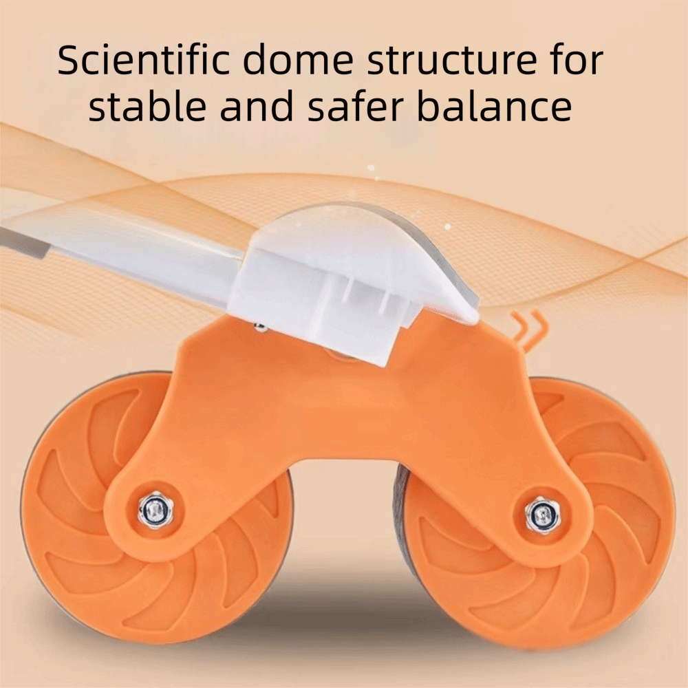Ab Roller Wheel With Elbow Support - Çelik ABS Otomatik Geri Tepmeli Karın