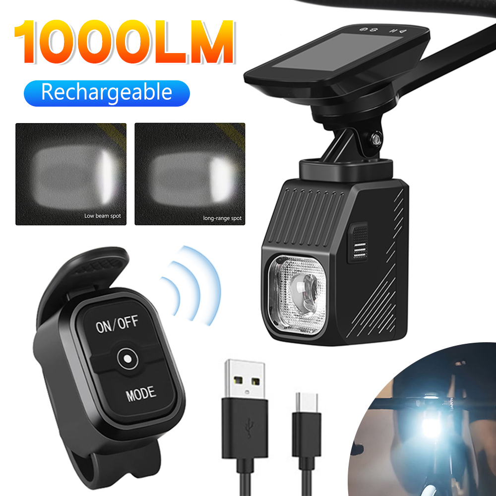 Rechargeable Bicycle Headlight 1000 Lumen - 1000 Lümen Yüksek Parlaklık Yol Bisikleti