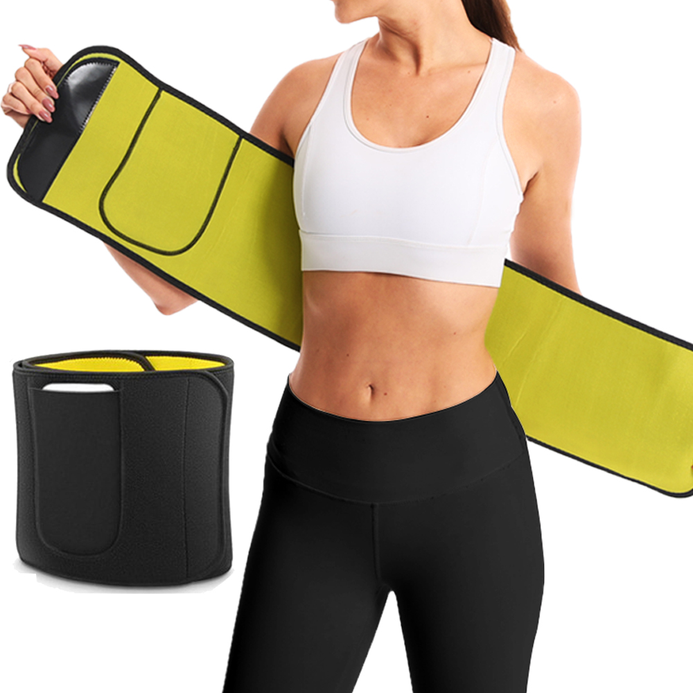 Sweat Waist Trainer Belt Neoprene - Kadınlar için Sauna Bel Korsesi Zayıflama