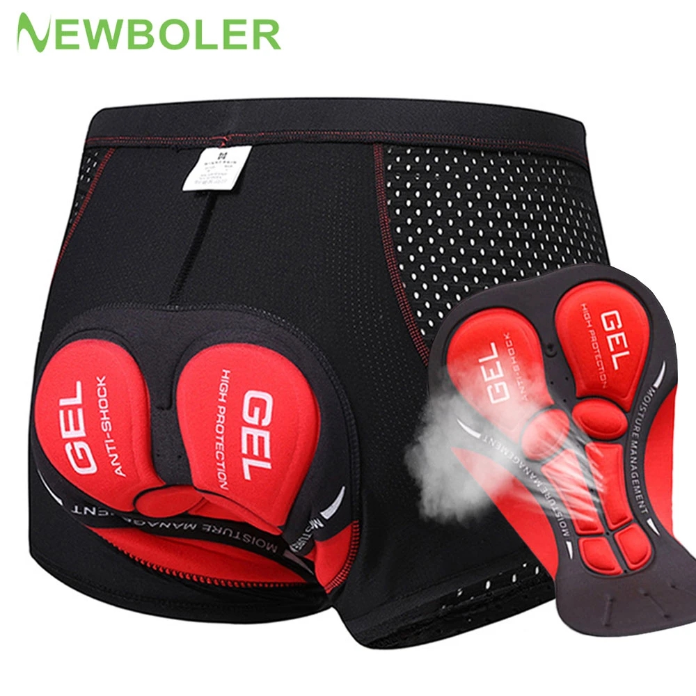 Padded Cycling Shorts 5D Gel - NEWBOLER bisiklet şort nefes örgü bisiklet