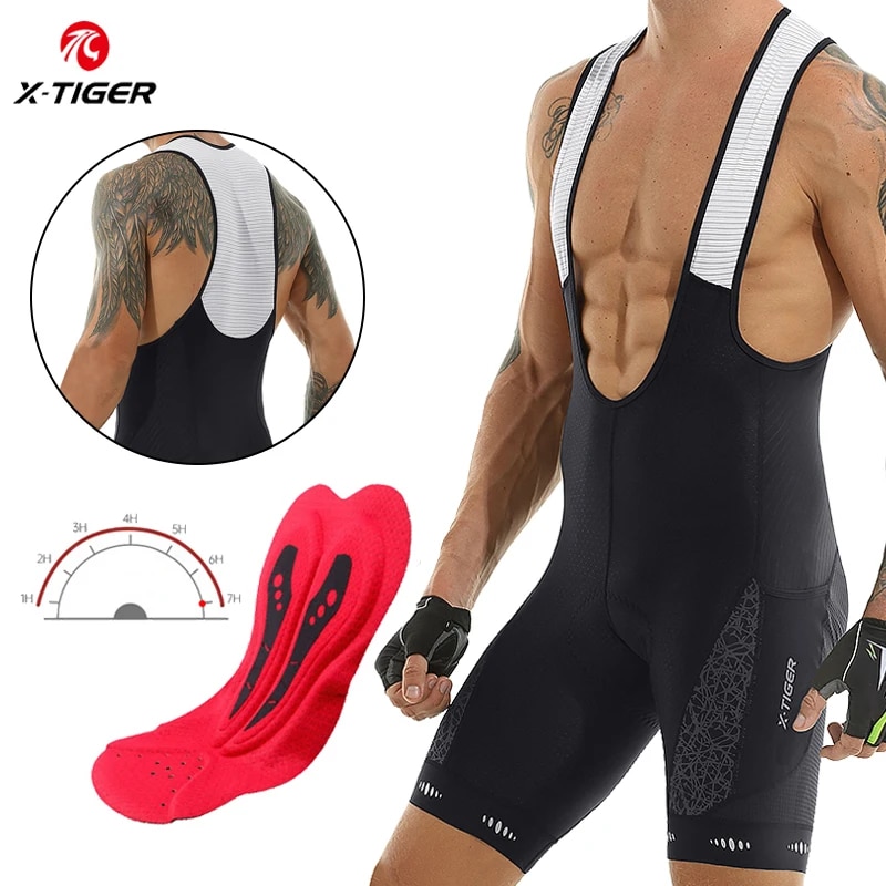 Padded Cycling Shorts 5D Gel - Bisiklet Bib şort 5D jel ped