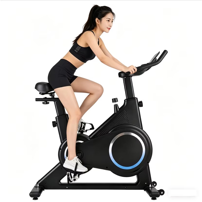 Exercise Bike Magnetic Resistance - Manyetik Dirençli Spinning Bisikleti, Rahat Koltuk,