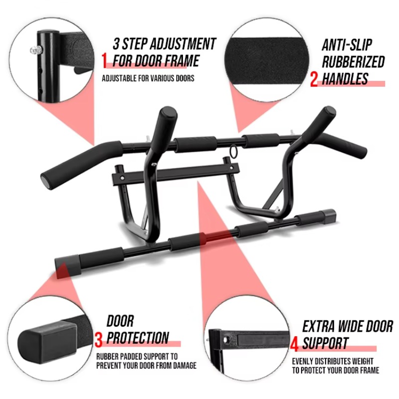 Door Pull Up Bar No Screw - Fabrika Çıkışlı Profesyonel Vidalar ve Kaymaz