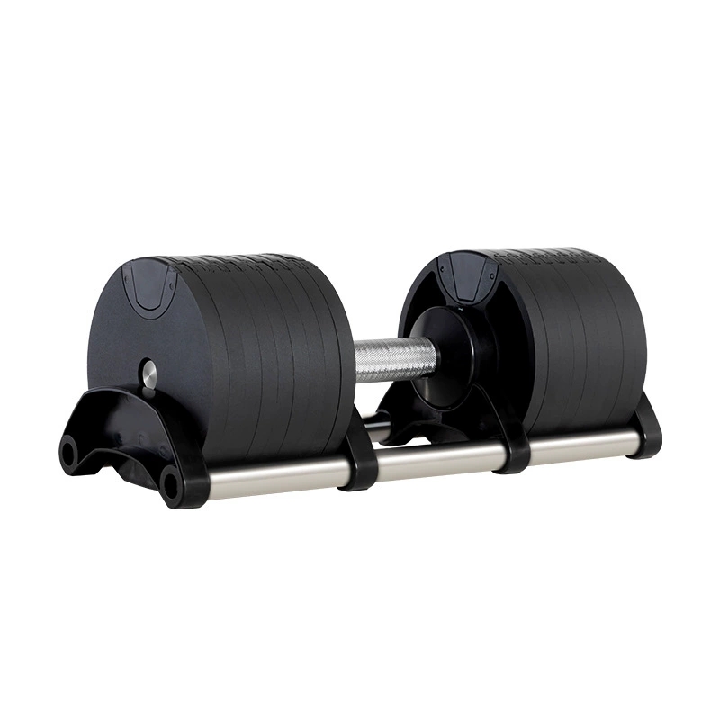 Adjustable Dumbbell Pair 40Kg - Evde fitness için dökme demir kaplamalı