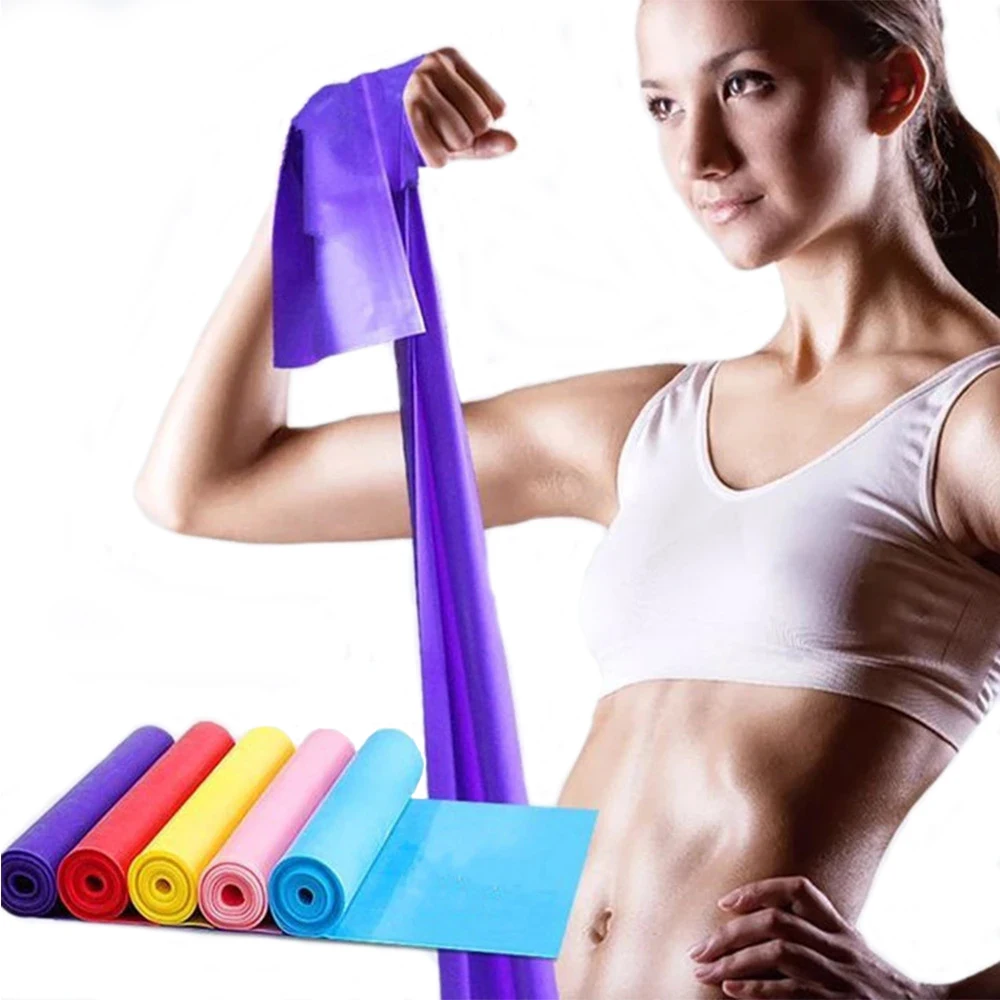 Pilates Bar Kit With Resistance Bands - Yoga elastik bantlar taşınabilir Pilates kalça