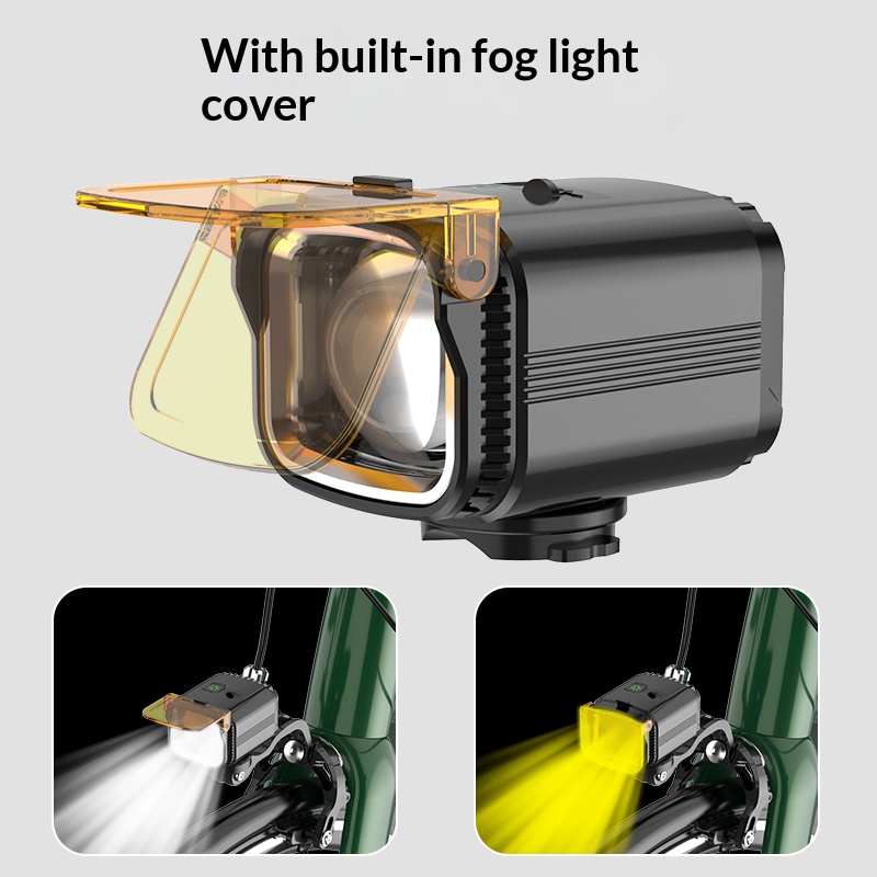 Rechargeable Bicycle Headlight 1000 Lumen - OFFBONDAGE Brompton Katlanır Bisiklet Farı Ön