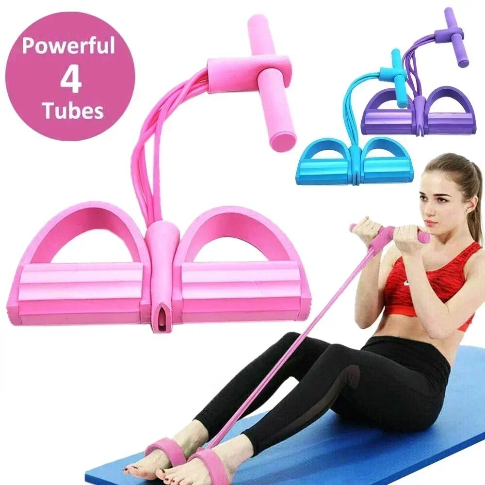 Resistance Bands Set With Handles - 4/6 Seviye Direnç Bandı Elastik Bantlar
