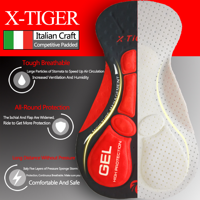 X-TIGER bisiklet önlükler şort - Padded Cycling Shorts 5D Gel incelemesi ve fiyatı
