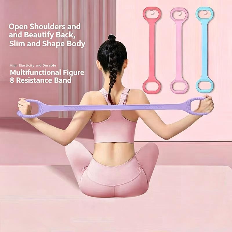1/3 adet 8-şekilli direnç band - Pilates Bar Kit With Resistance Bands incelemesi ve fiyatı