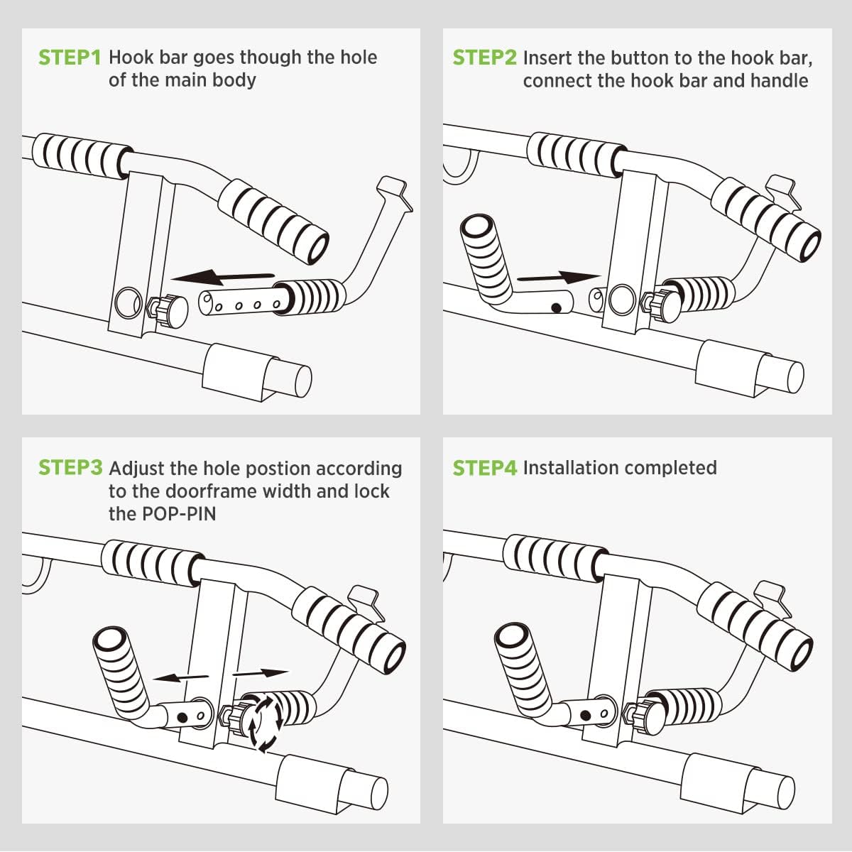 Wellshow Sport Kapı Çerçevesi  - Door Pull Up Bar No Screw incelemesi ve fiyatı