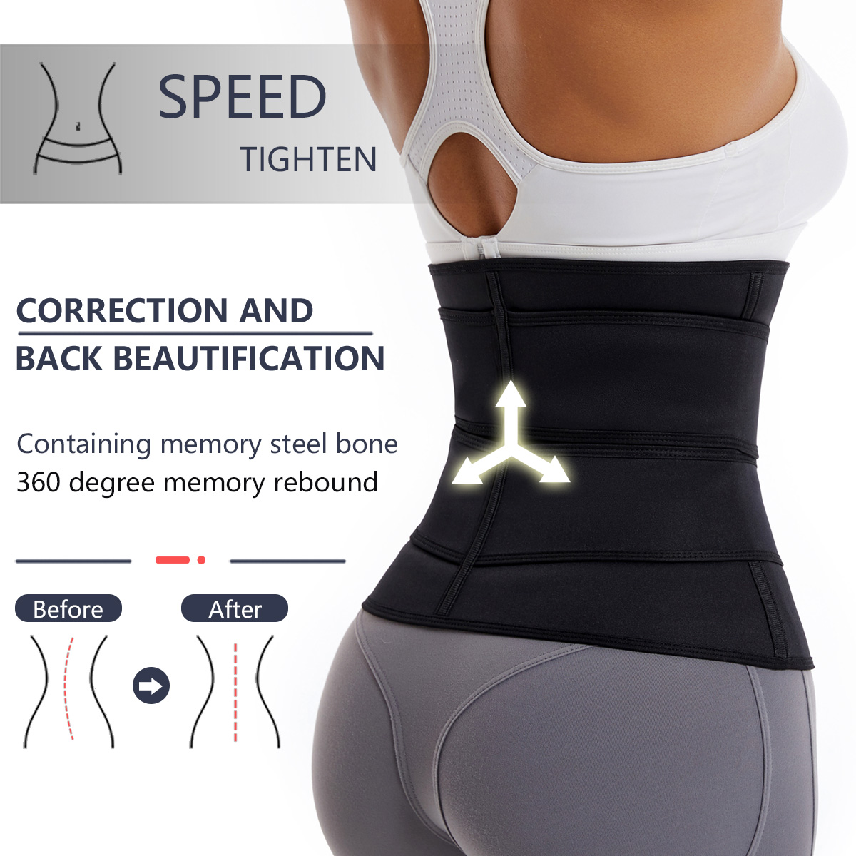 Kadın Bel İnceltici Korse Çift - Sweat Waist Trainer Belt Neoprene incelemesi ve fiyatı