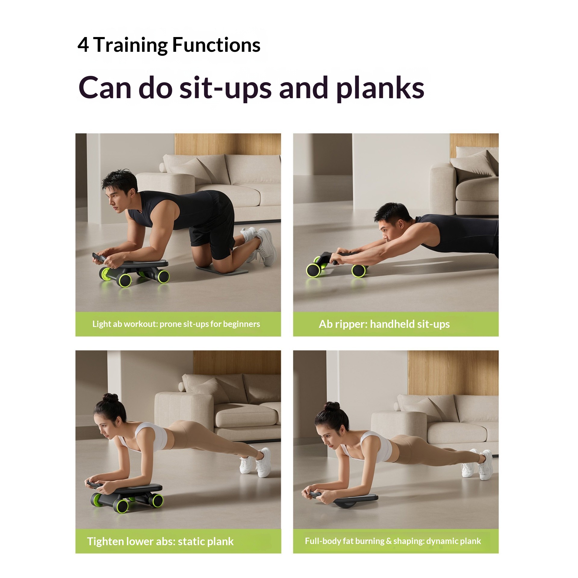 Dirsek Destekli Ab Roller, 4 T - Ab Roller Wheel With Elbow Support incelemesi ve fiyatı