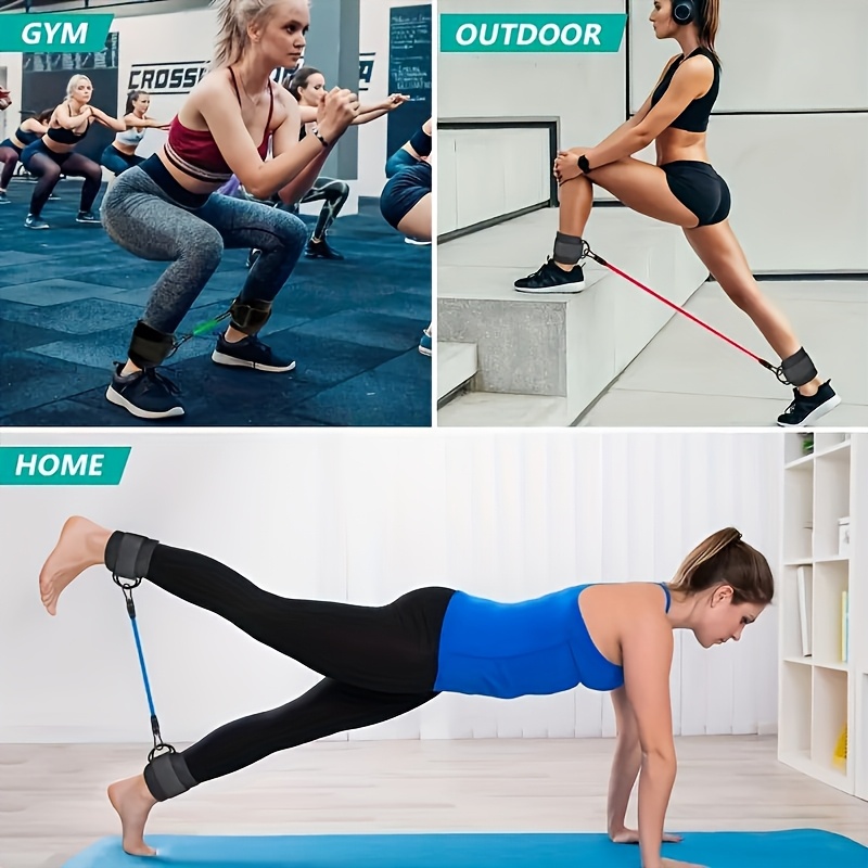 5 Adet Ayak Bileği Direnç Bant - Pilates Bar Kit With Resistance Bands incelemesi ve fiyatı