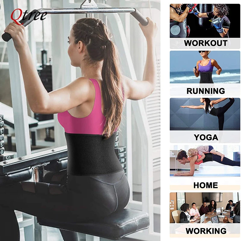 Qtree Bel Cincher Vücut Şekill - Sweat Waist Trainer Belt Neoprene incelemesi ve fiyatı