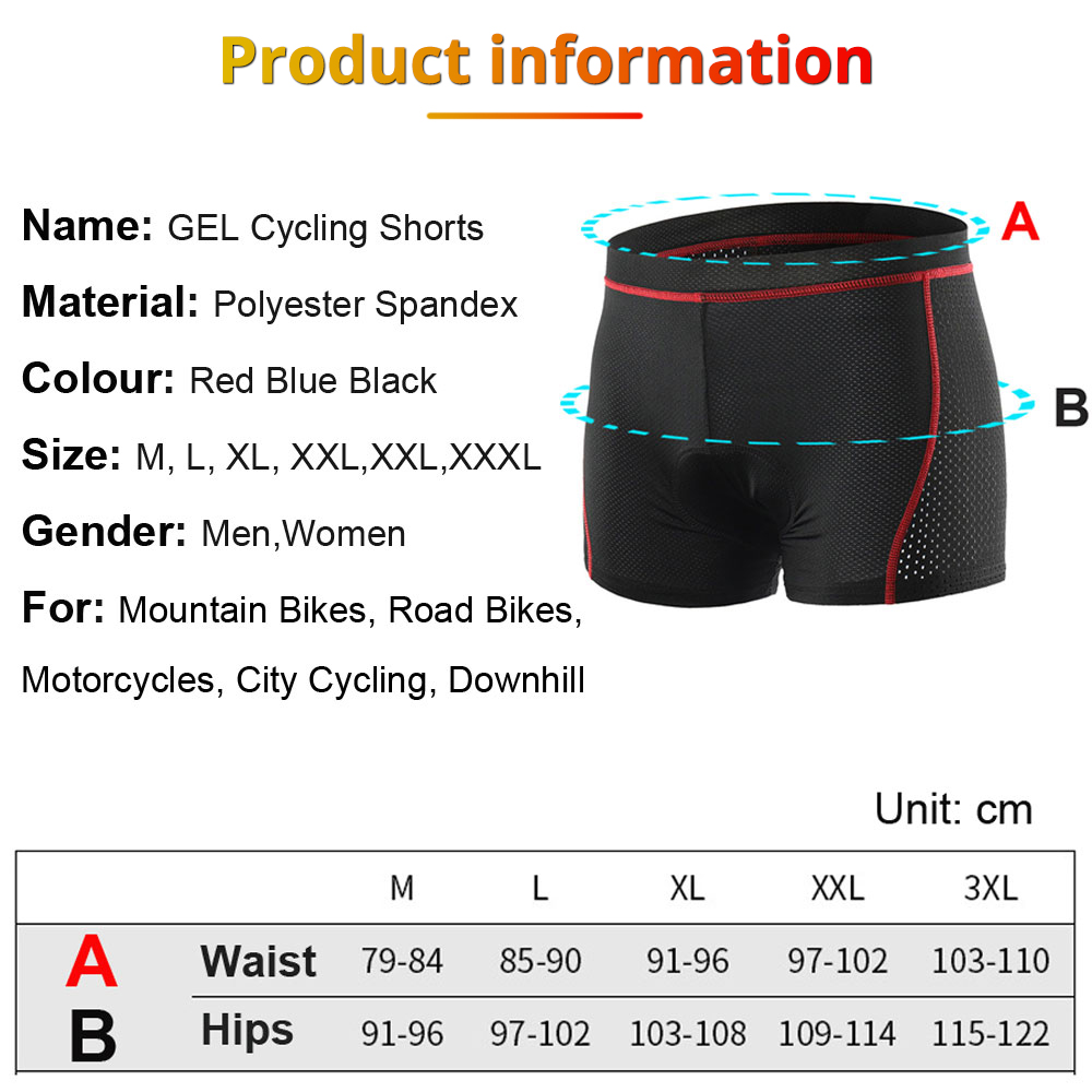 NEWBOLER bisiklet şort nefes ö - Padded Cycling Shorts 5D Gel incelemesi ve fiyatı