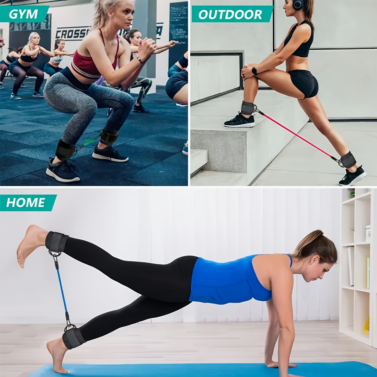 5 Parçalı Ayak Bileği Direnç B - Resistance Bands Set With Handles incelemesi ve fiyatı