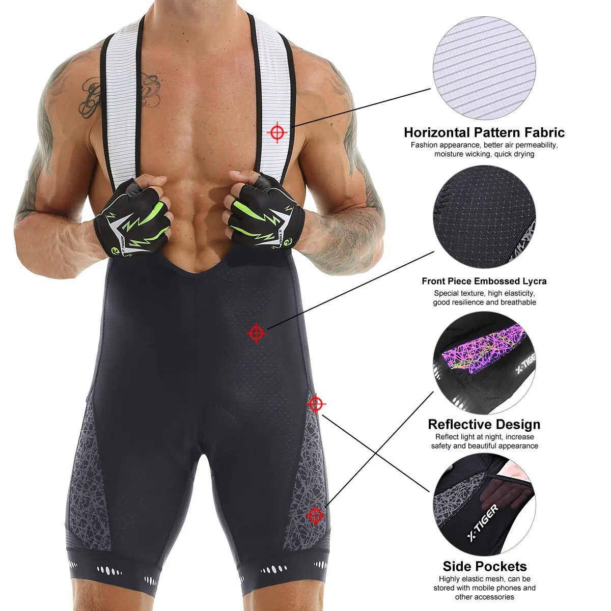 Bisiklet Bib şort 5D jel ped d - Padded Cycling Shorts 5D Gel incelemesi ve fiyatı