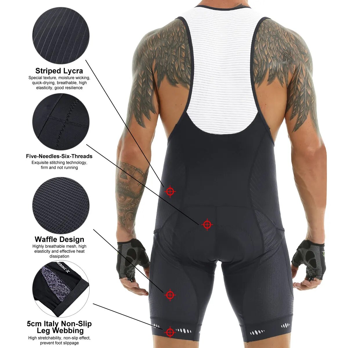 Bisiklet Bib şort 5D jel ped d - Padded Cycling Shorts 5D Gel incelemesi ve fiyatı