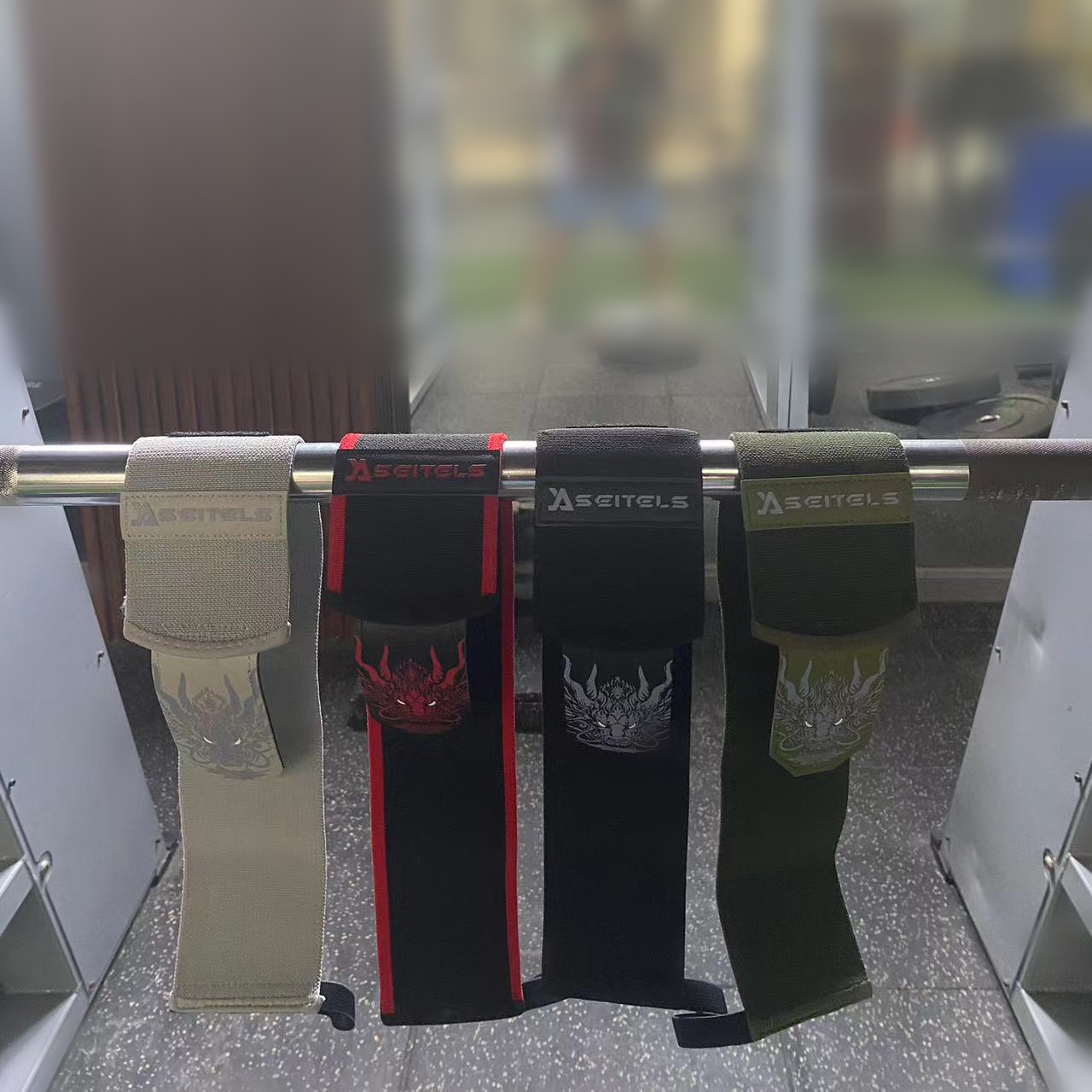 1 Çift Çin Ejderhası Desenli F - Wrist Wraps Weightlifting Support incelemesi ve fiyatı
