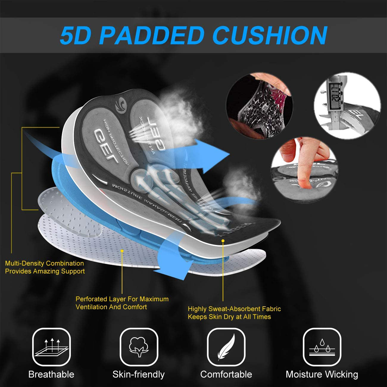 X-TIGER erkek Bisiklet İç Giyi - Padded Cycling Shorts 5D Gel incelemesi ve fiyatı