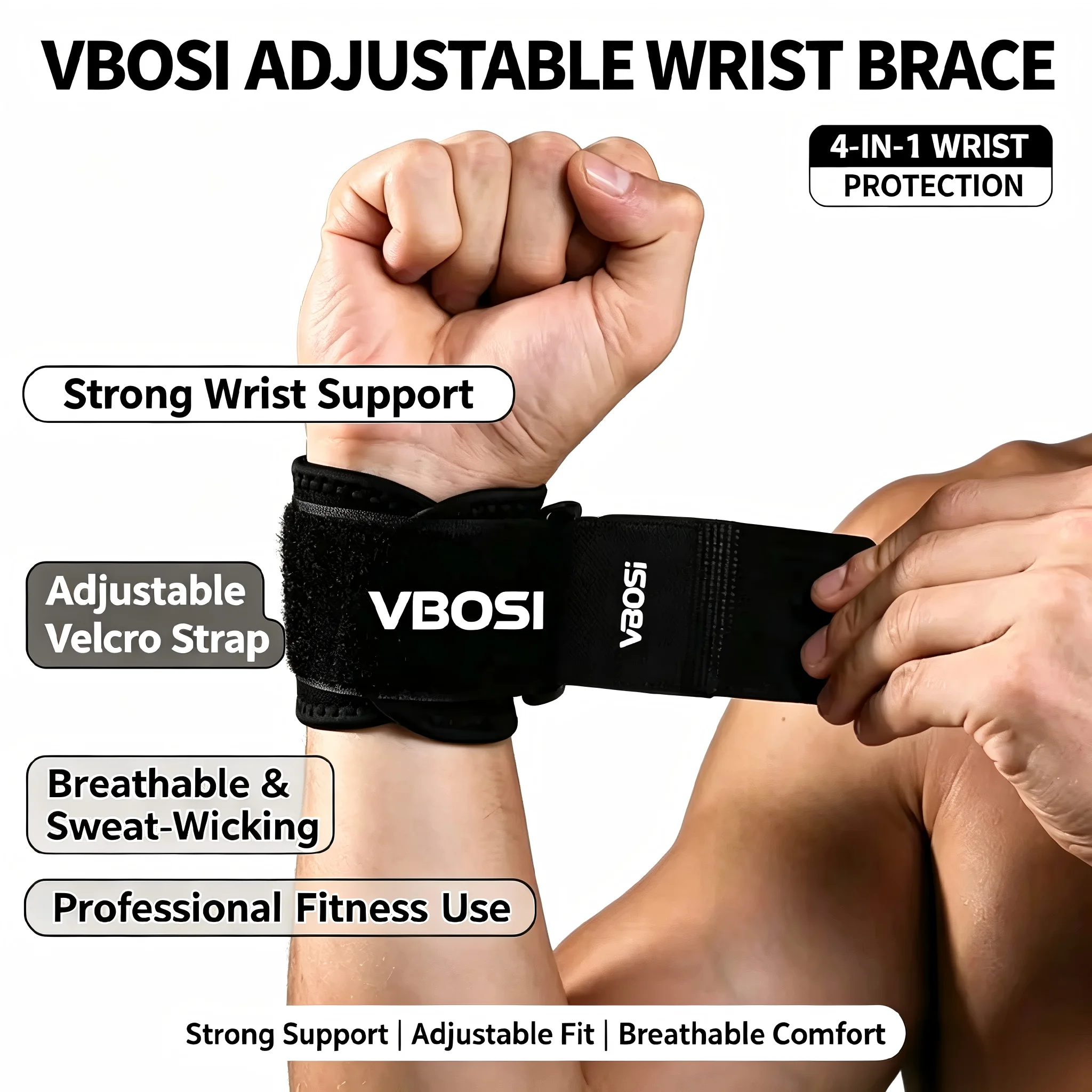 Profesyonel Nefes Alabilen Bil - Wrist Wraps Weightlifting Support incelemesi ve fiyatı