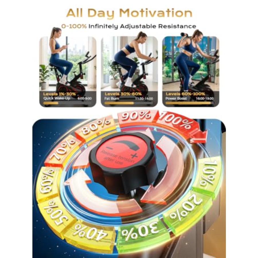 350 LB kapasiteli, çelik gövde - Exercise Bike Magnetic Resistance incelemesi ve fiyatı