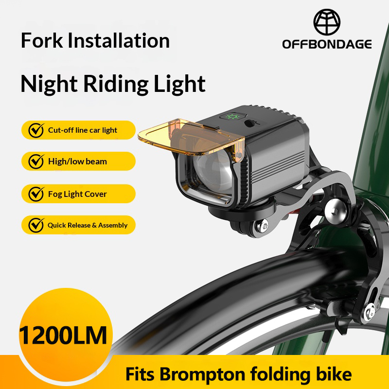OFFBONDAGE Brompton Katlanır B - Rechargeable Bicycle Headlight 1000 Lumen incelemesi ve fiyatı
